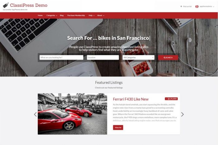 ClassiPress Theme - AppThemes