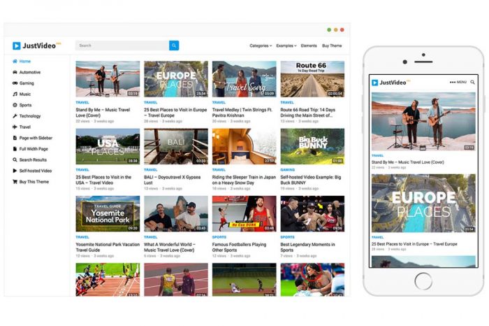 JustVideo Pro WordPress Theme by WPenjoy