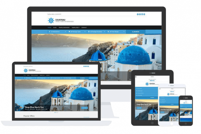 Cousteau Theme by Css Igniter Themes