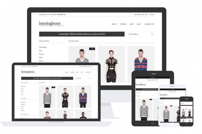 Herringbone Theme by Css Igniter Themes