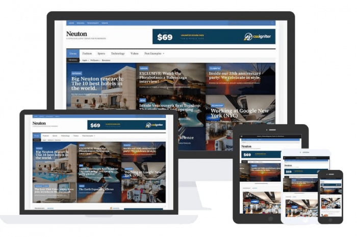 Neuton Theme by Css Igniter Themes
