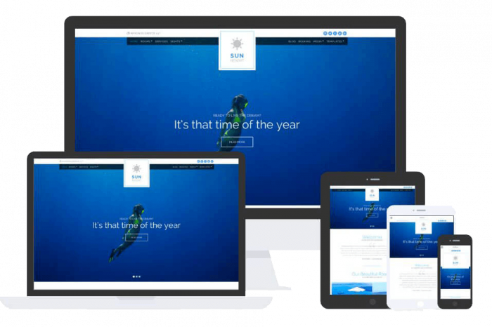 Sun Resort Theme by Css Igniter Themes