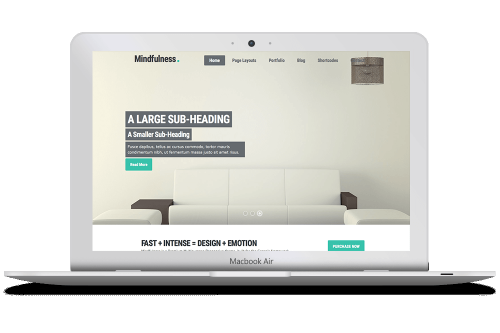 MINDFULNESS Wordpress Theme by ZigZagPress