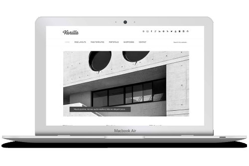 VANILLA Wordpress Theme by ZigZagPress
