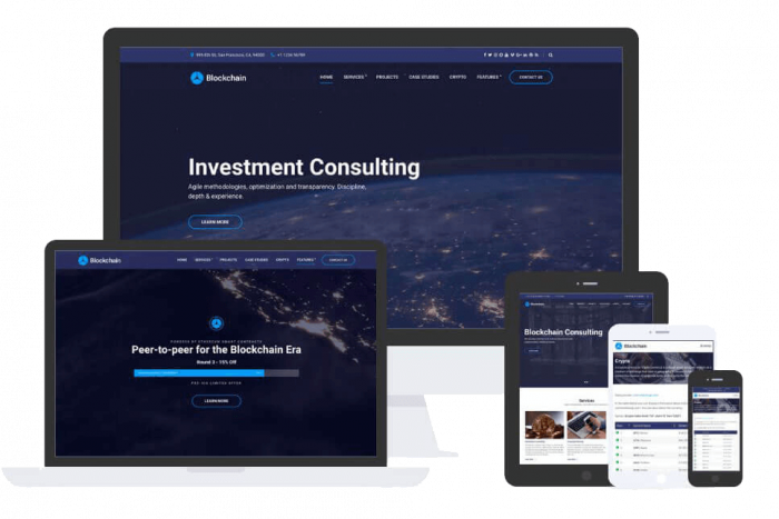 Blockchain Theme by Css Igniter Themes