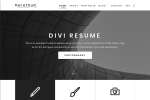 Divi Resume Theme