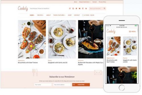 Cookely Wordpress Theme by WPZOOM