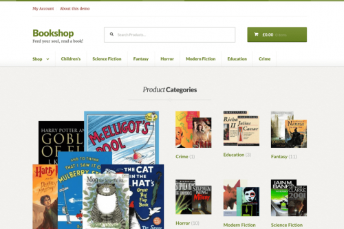 Bookshop Storefront Child Theme