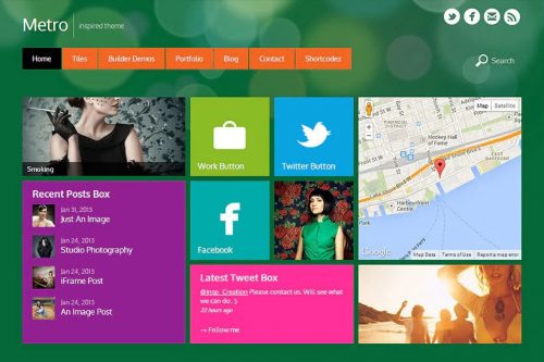 Metro Wordpress theme by Themify