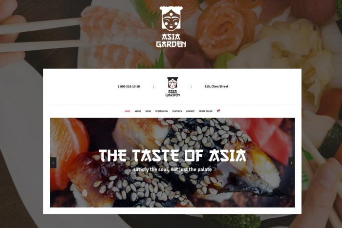 Asia Garden Theme by ThemeRex