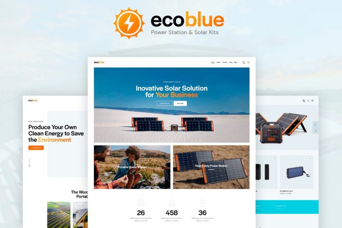 Ecoblue Theme by ThemeRex