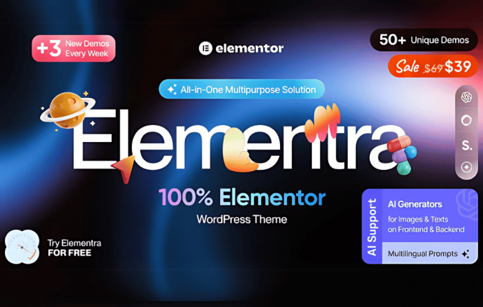 Elementra – 100% Elementor WordPress Theme by ThemeRex