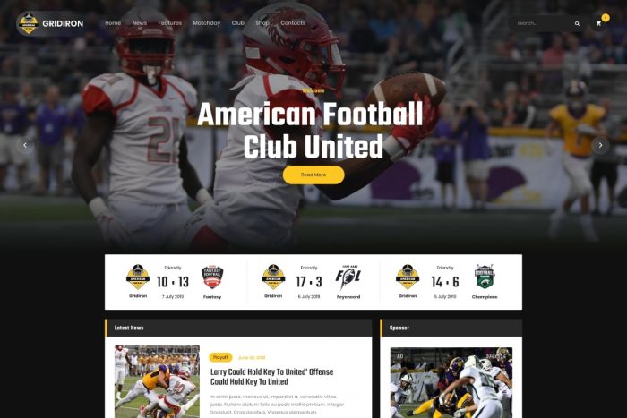 Gridiron Theme by ThemeRex