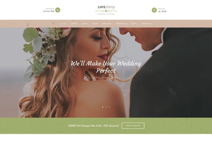 LoveStory Theme by ThemeRex