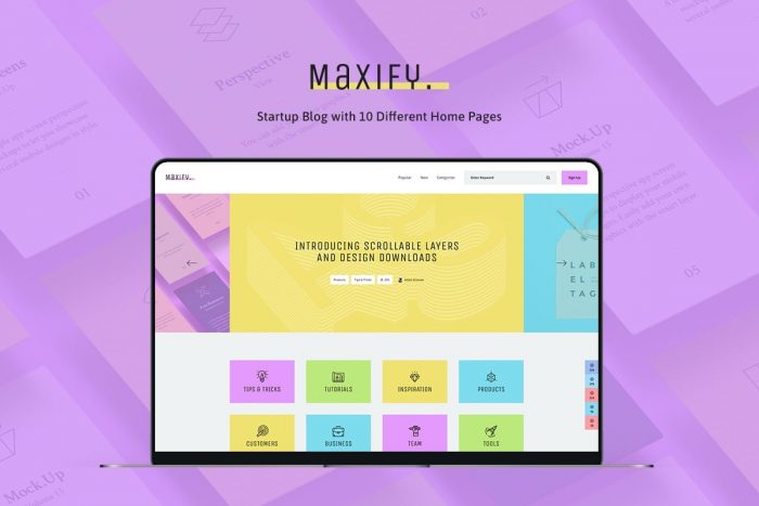 Maxify Theme by ThemeRex