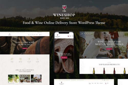 WineShop Theme by ThemeRex