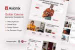 Axionix – Guitar Course Elementor Template Kit