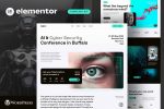 Nexi – AI & Cyber Security Event Conference Elementor Pro Template Kit