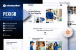 Pexigo – Delivery Services Elementor Template Kit